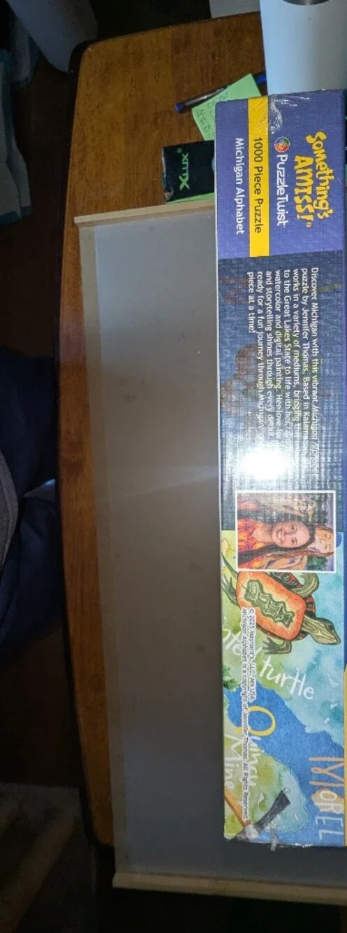 NIB 1000 Puzzle Twist Puzzle- Michigan Alphabet